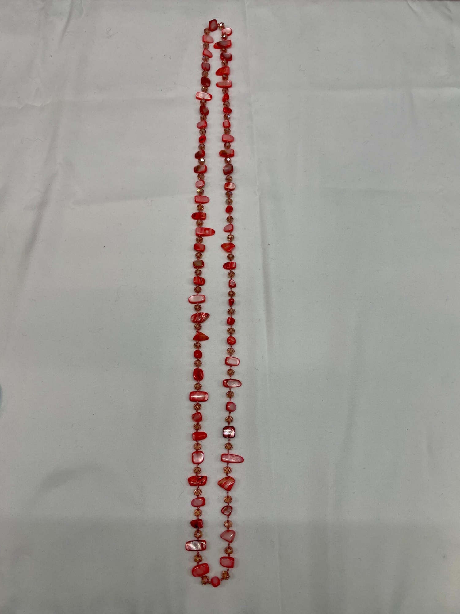 Collana in madreperla rosa