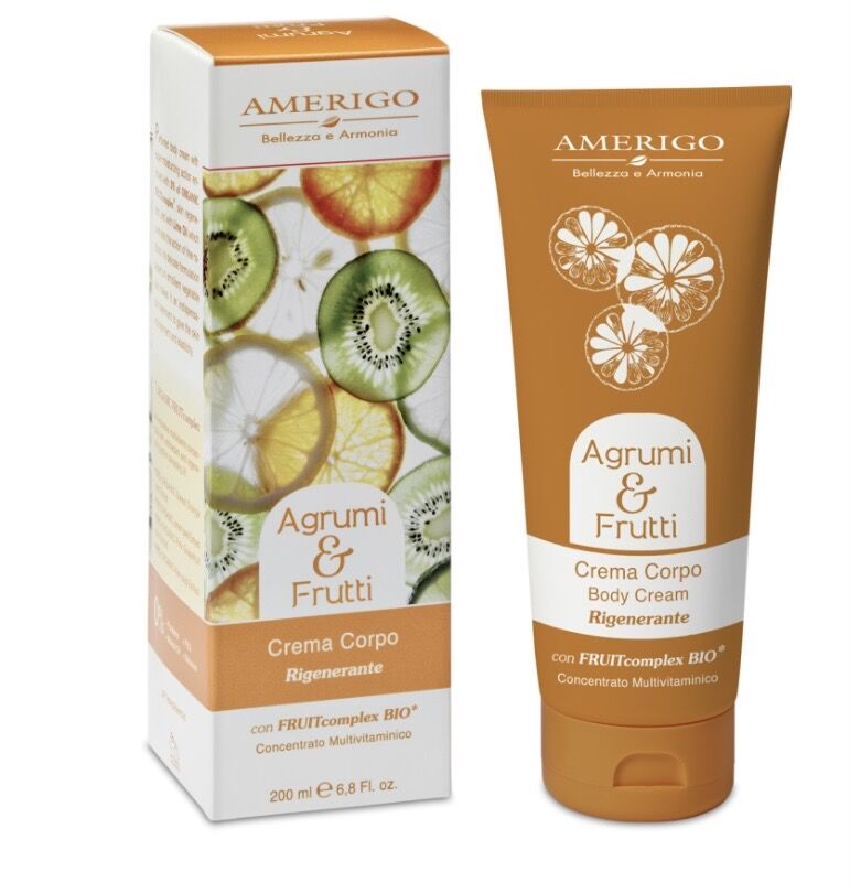 AMERIGO CREMA CORPO RIGENERANTE AGRUMI E FRUTTI
