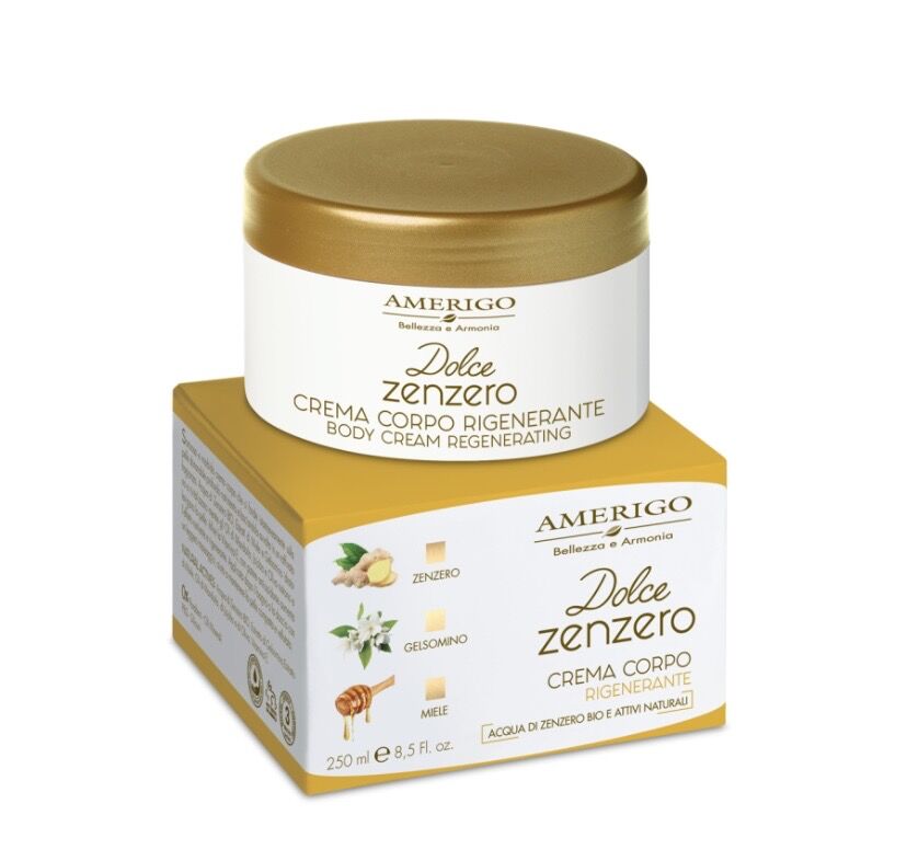 AMERIGO CREMA CORPO RIGENERANTE DOLCE ZENZERO