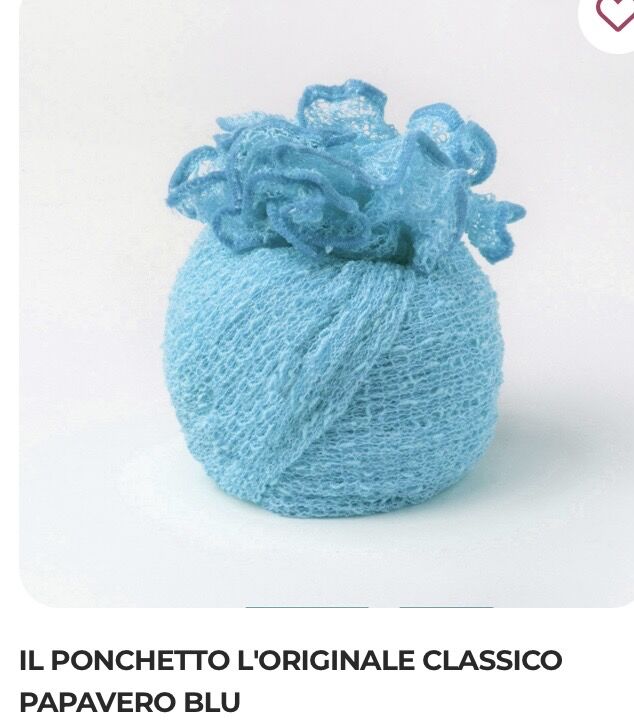 PONCHETTO CLASSICO PAPAVERO BLU - immagine 2