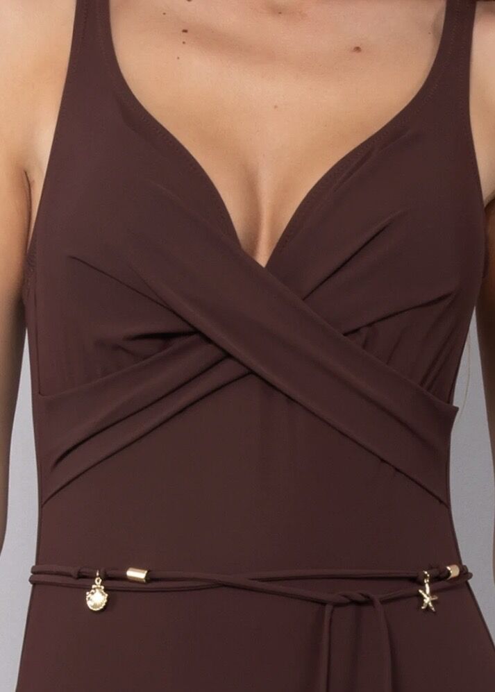 VERDISSIMA COSTUME INTERO CHARMES MOKA - immagine 4
