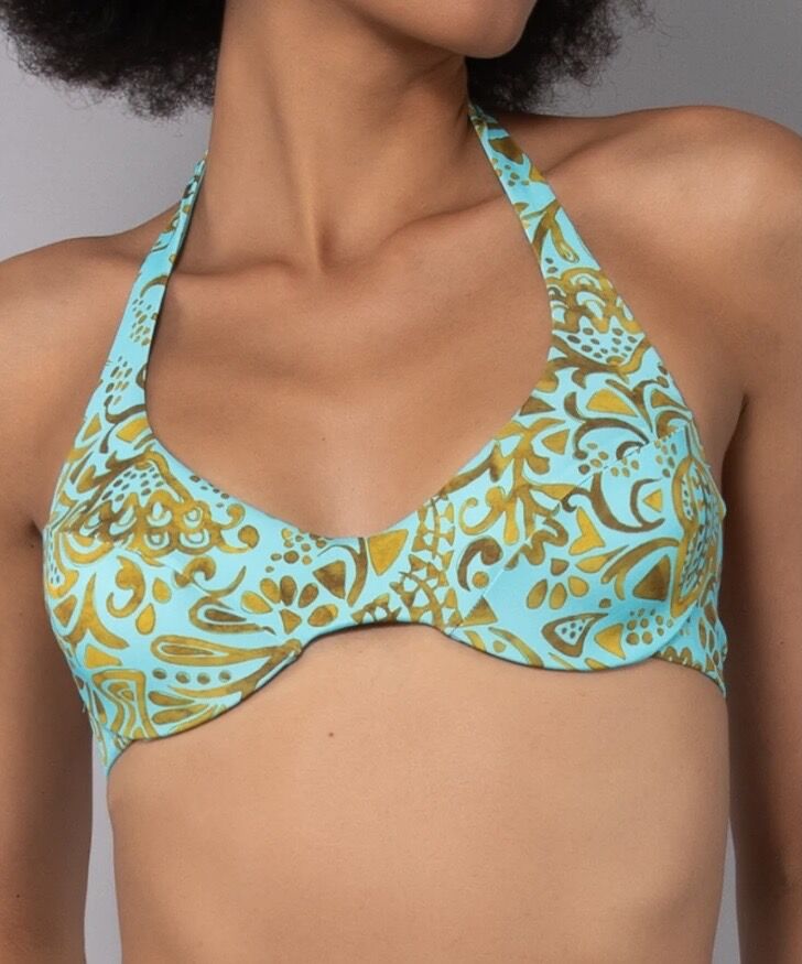 VERDISSIMA REGGISENO FRANCESE DOUBLE MALIBU ACQUA