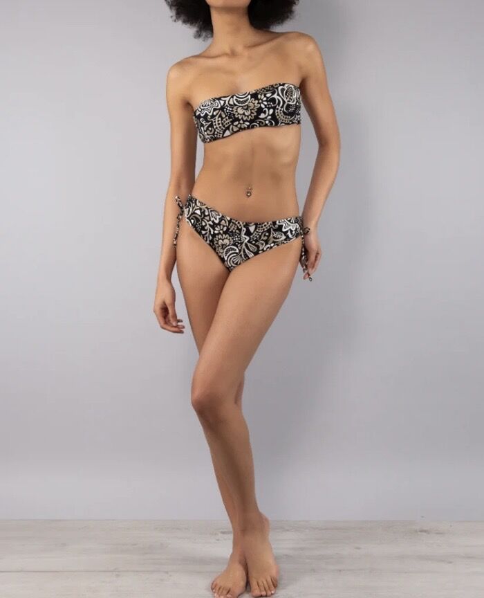 VERDISSIMA SLIP CON COULISSE MALIBU NERO - immagine 6