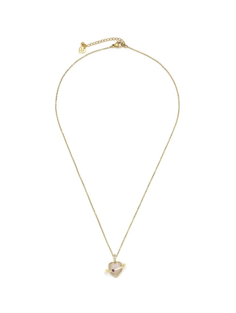 VESTOPAZZO COLLANA CUORE ROSA