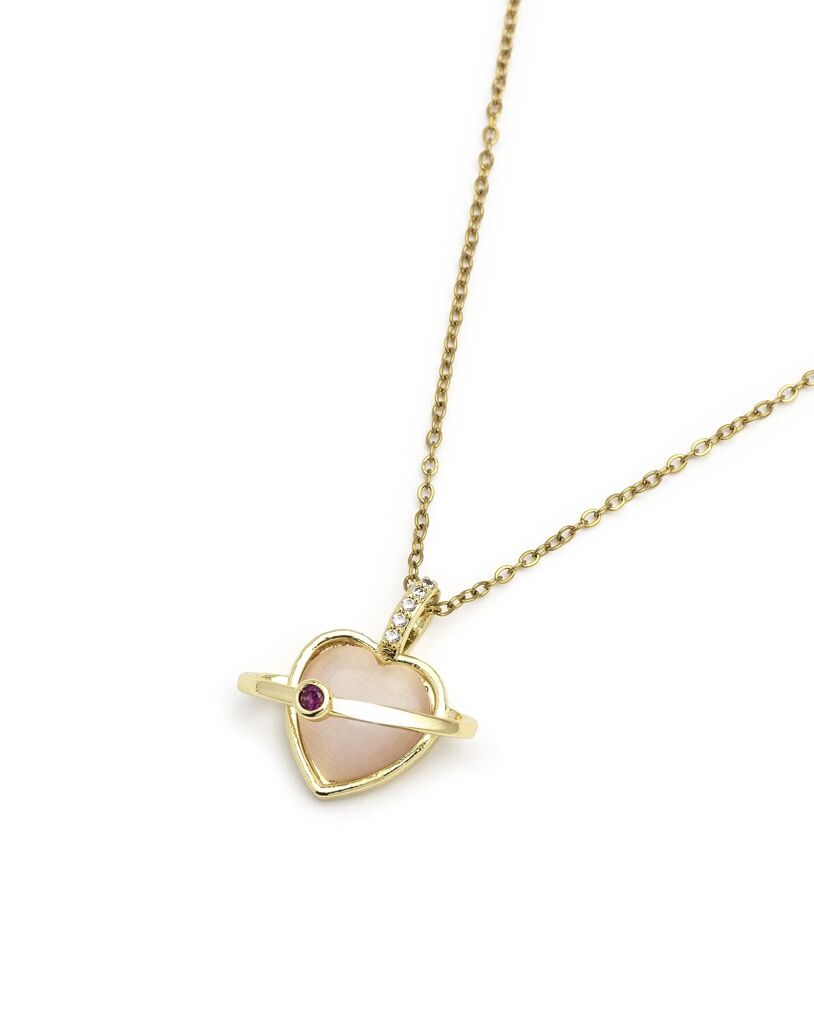 VESTOPAZZO COLLANA CUORE ROSA - immagine 2