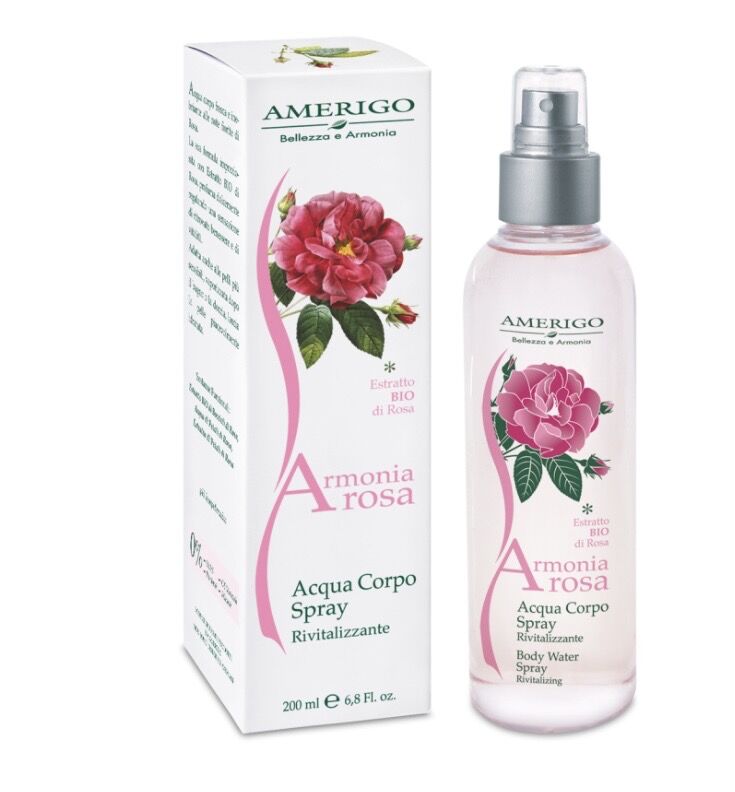 AMERIGO ACQUA CORPO SPRAY ARMONIA ROSA