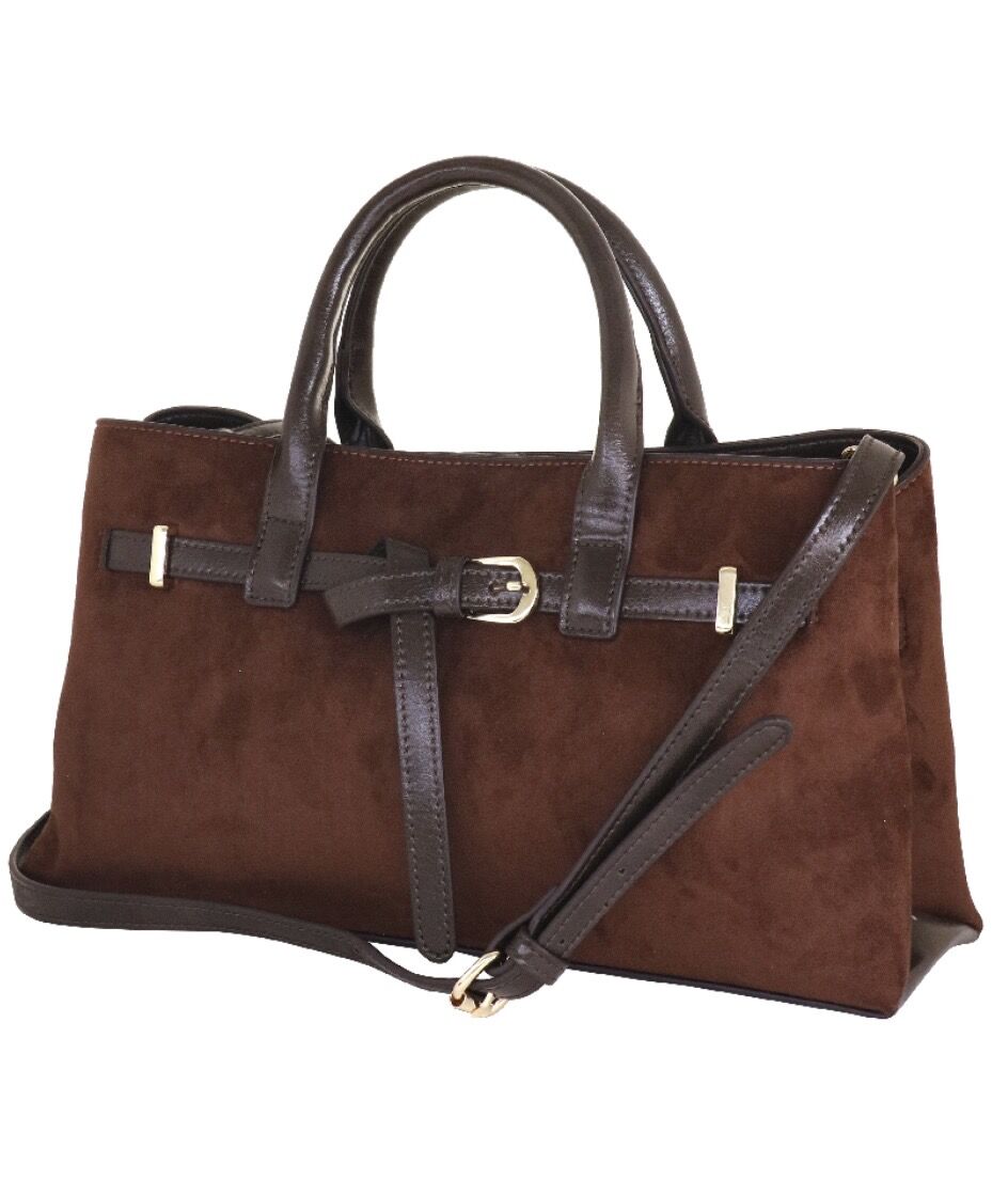 CAMOMILLA BORSA A MANO CIOCCOLATO