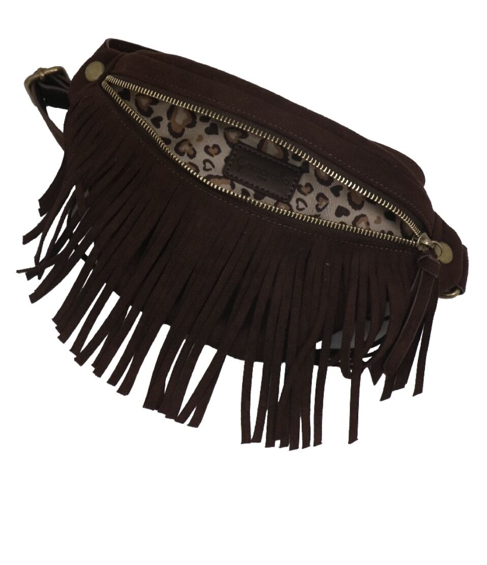 CAMOMILLA MARSUPIO FRANGE MARRONE - immagine 2